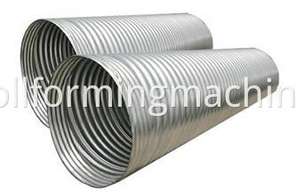 Spiral Corrugated Steel Culvert Pipe Machine